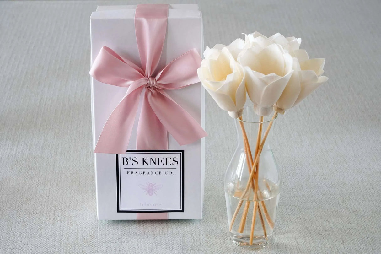 B's Knees | Tuberose Classic Natural Reed Diffuser