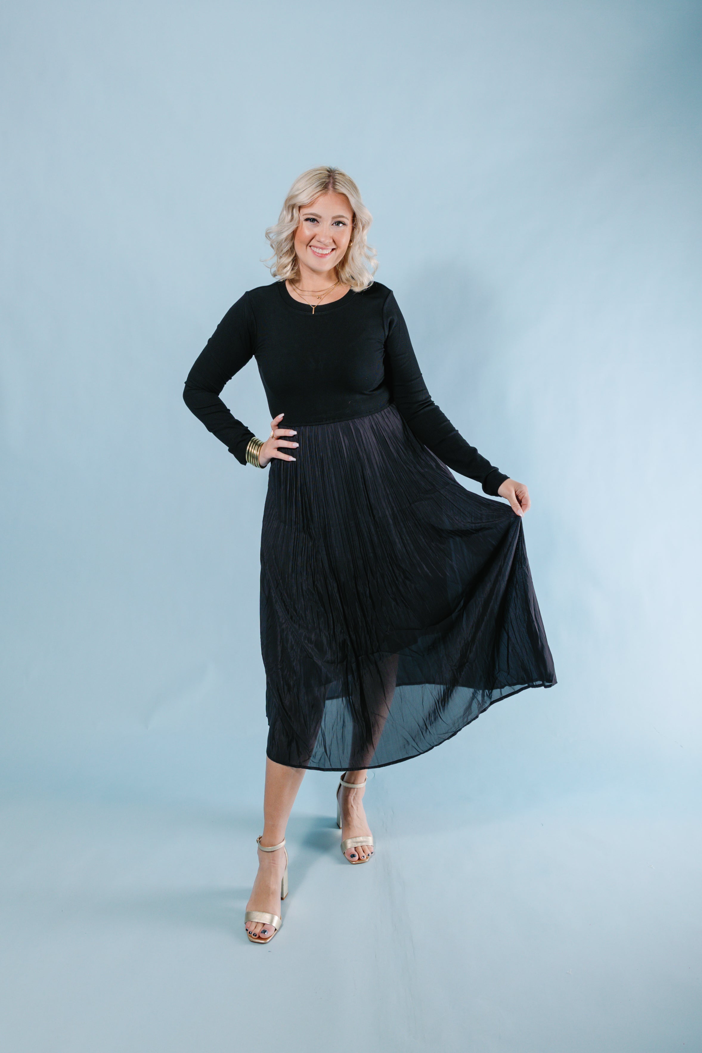 The Cooler Nights Midi Dress (Final Sale)