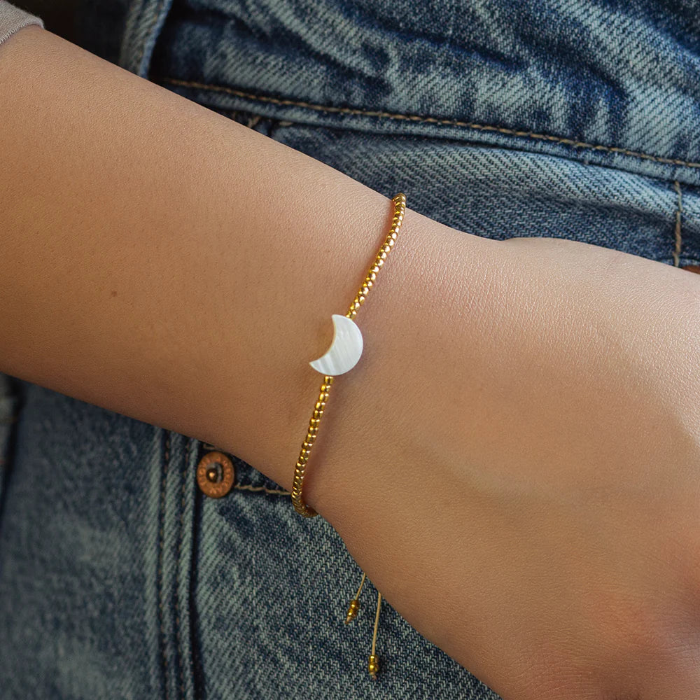 Lenny & Eva | Intentions Cord Bracelet-Moon