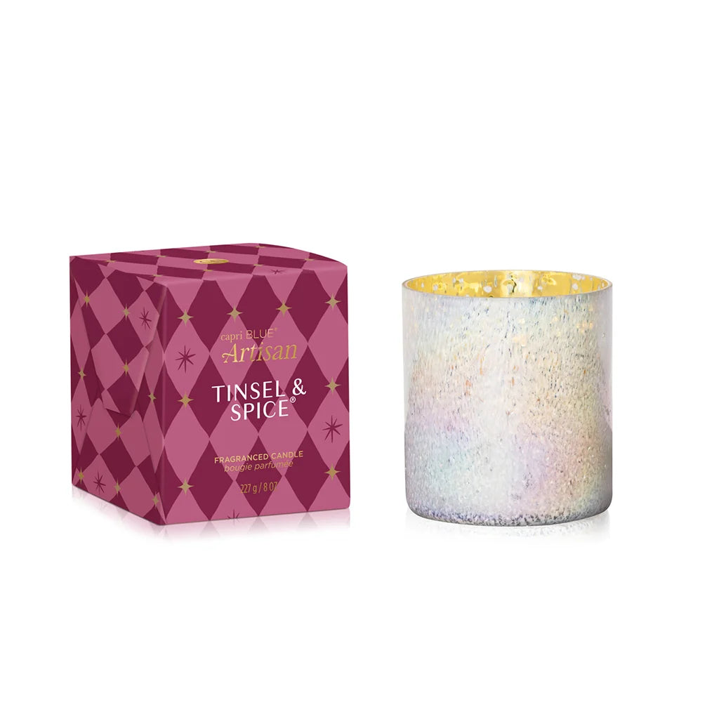 Capri Blue | Tinsel & Spice Winter Boxed Candle 8oz