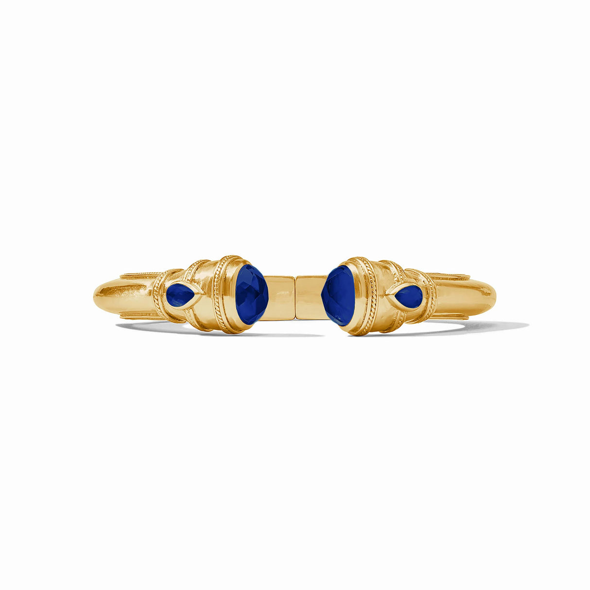 Julie Vos | Cannes Demi Cuff in Iridescent Sapphire Blue