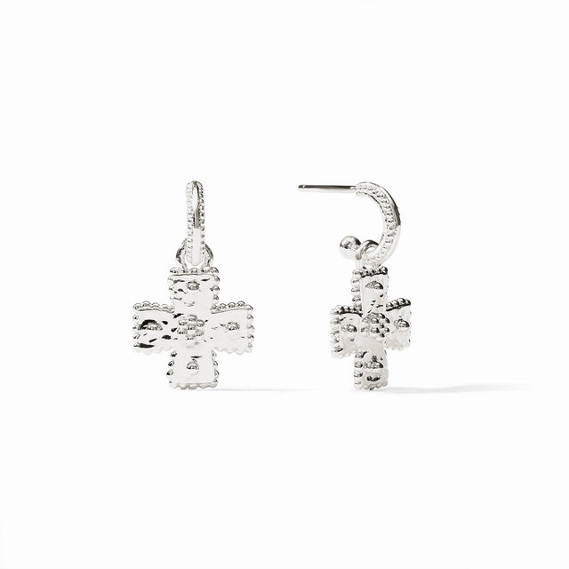 Julie Vos | Canterbury Hoop & Charm Earrings