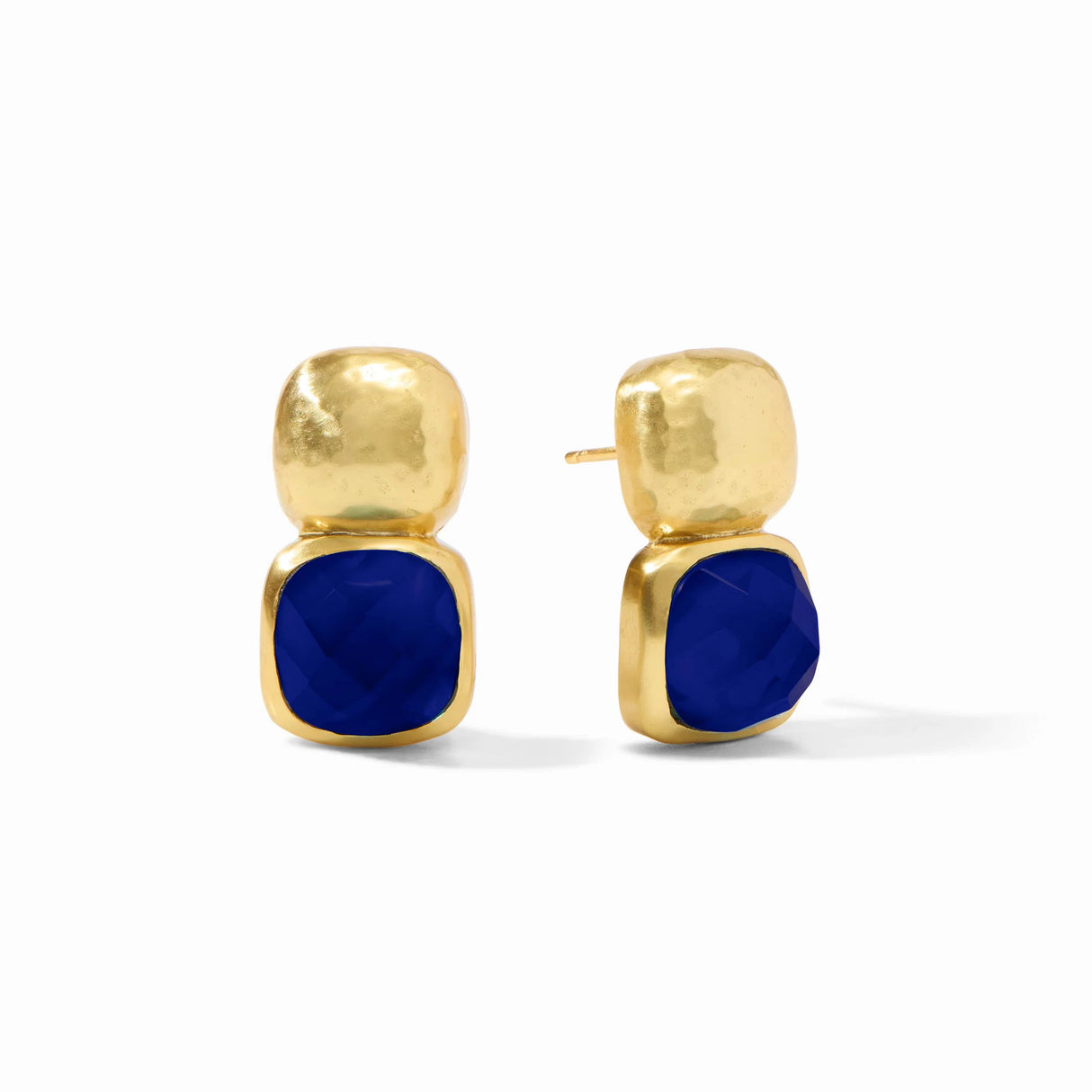 Julie Vos | Catalina Earring in Iridescent Sapphire Blue