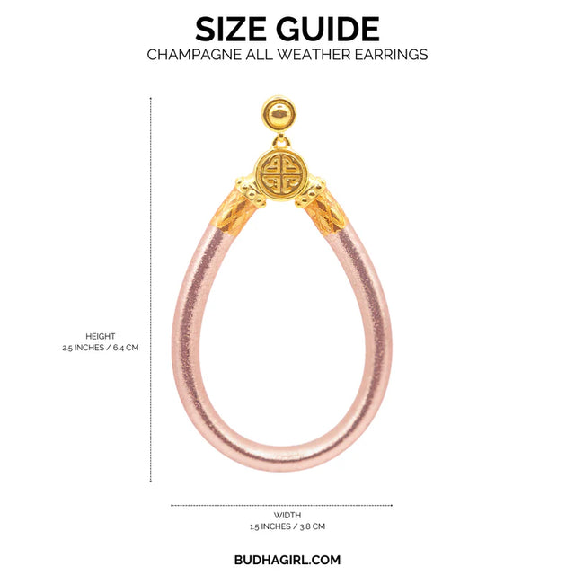 BuDhaGirl | Champagne All Weather Earrings