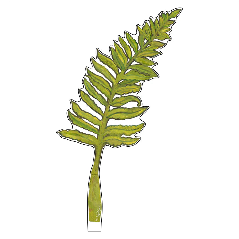 Kimberly Hodges Art | Classic Fern Small Acrylic Flower