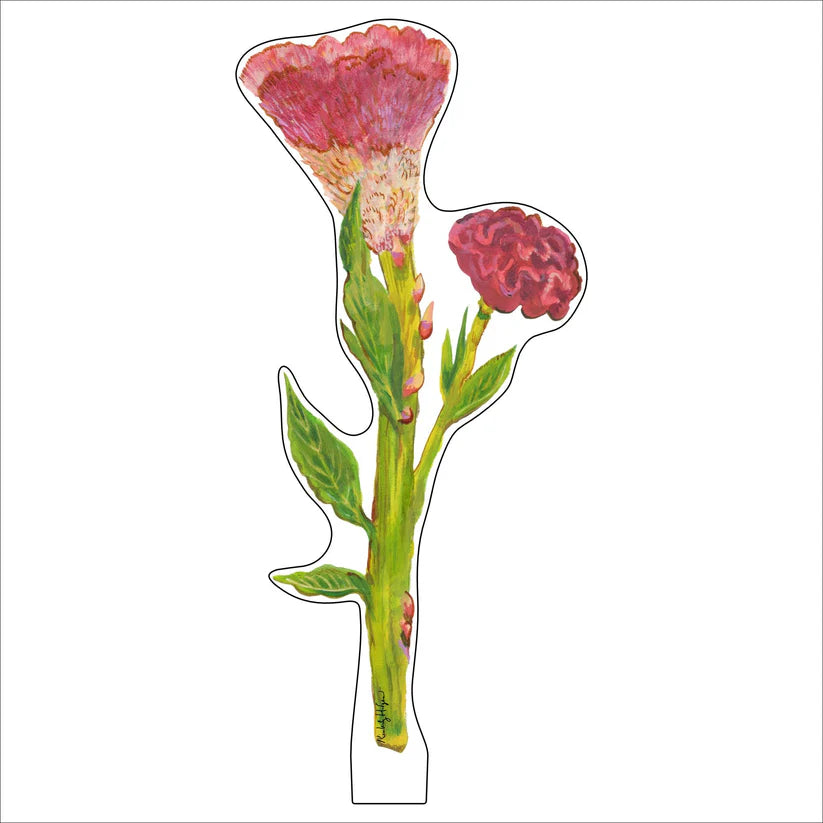 Kimberly Hodges Art | Cockscomb Small 0.25in. Acrylic Flower