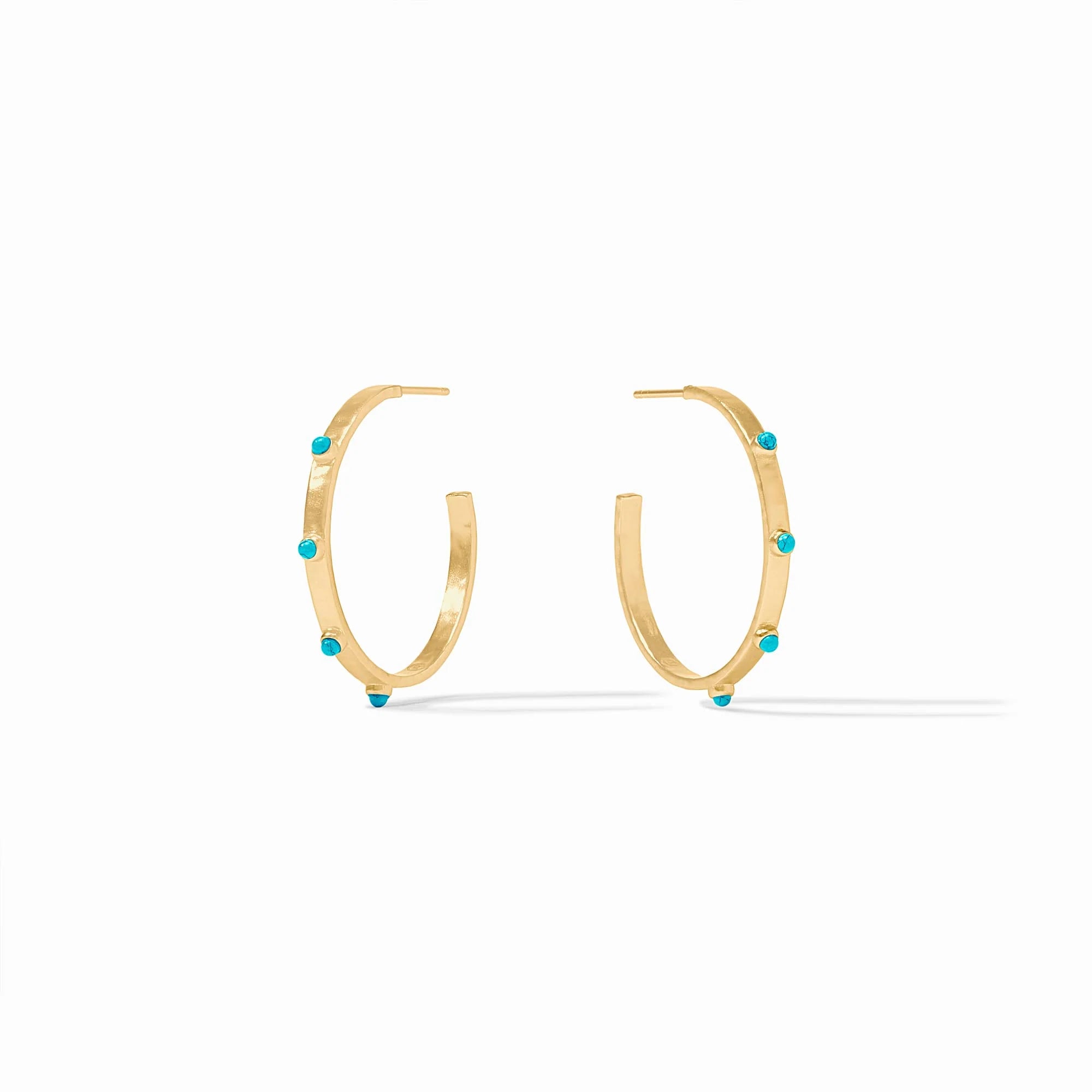 Julie Vos | Crescent Stone Hoop