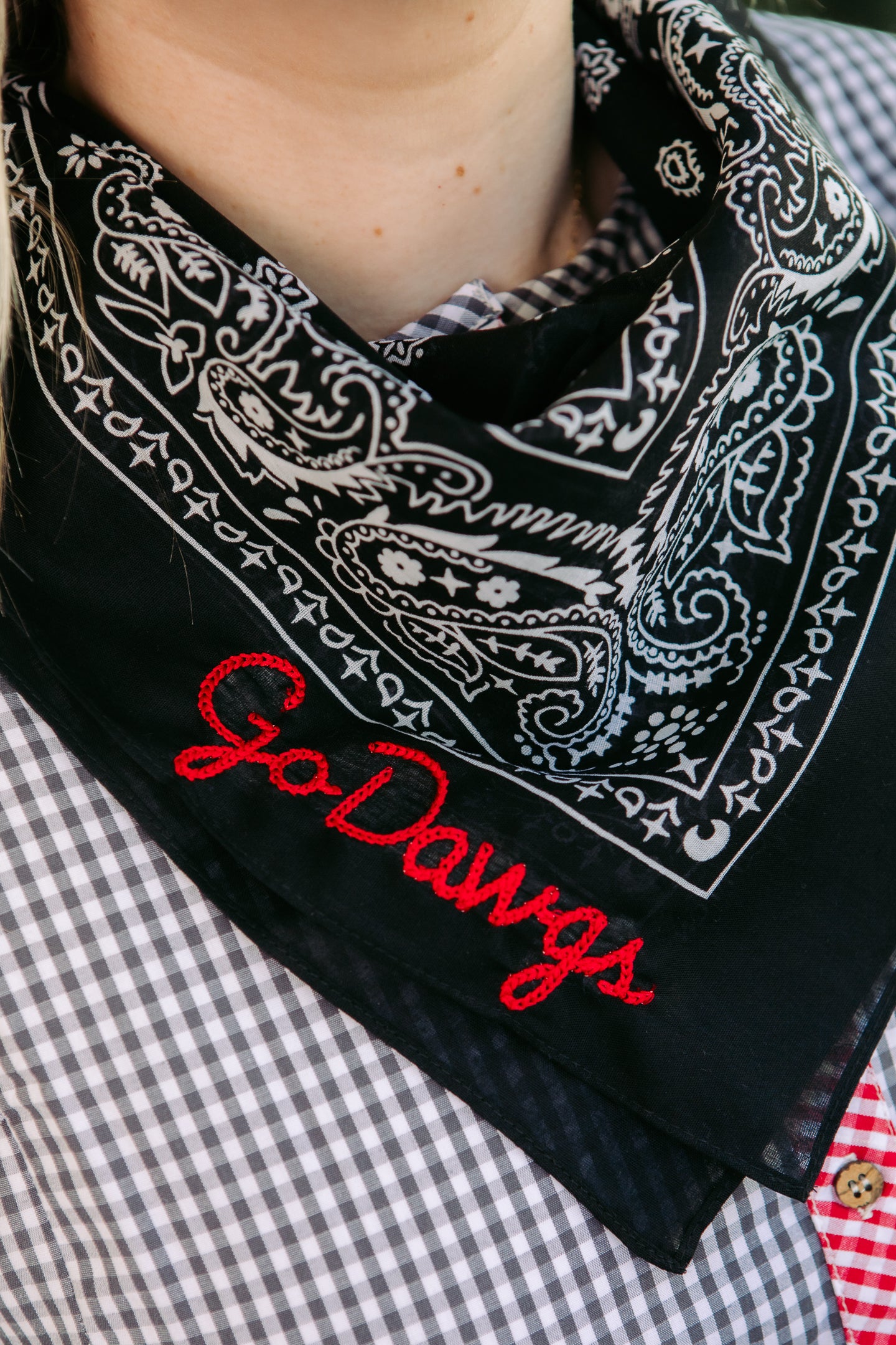 "Go Dawgs" Game Day Bandana