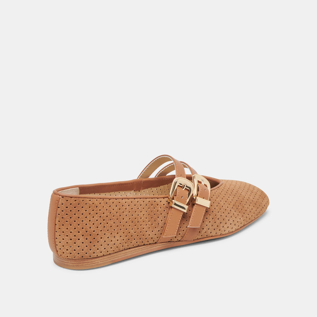 Dolce Vita | Baylee Ballet Flats Pecan Perforated Suede