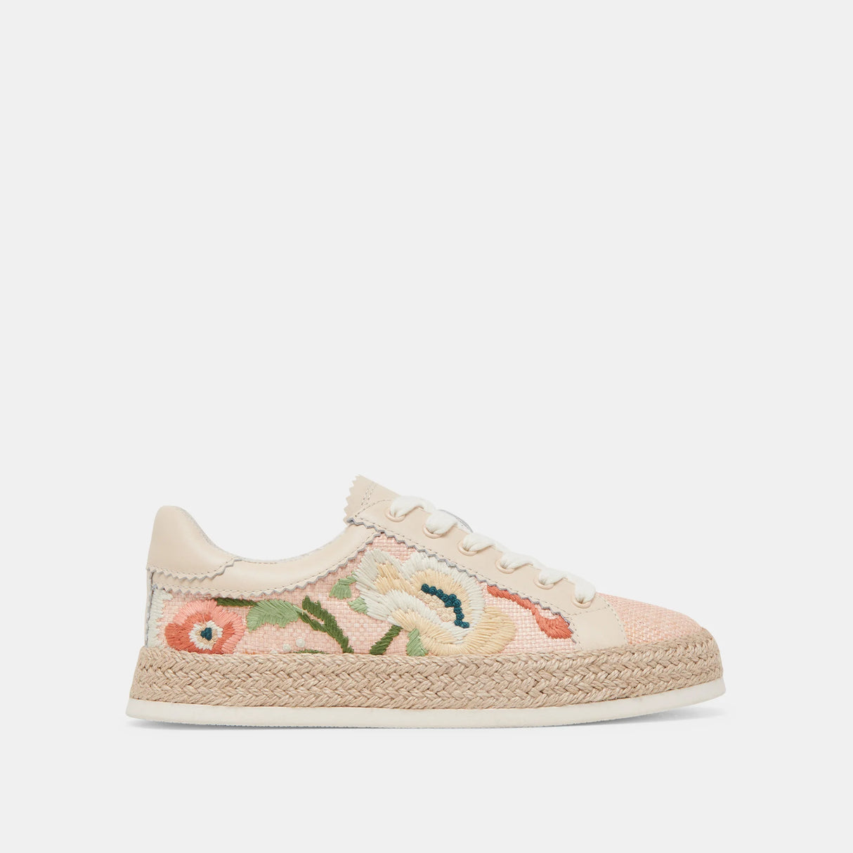 Dolce Vita | Azalia Sneakers Pink Floral Raffia