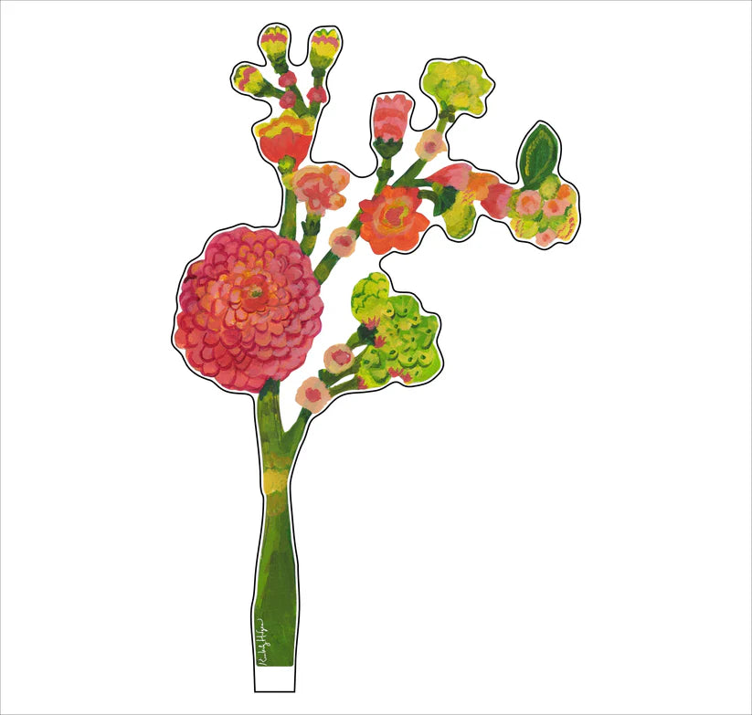 Kimberly Hodges Art | Dahlia Blossoms Large Acrylic Flower