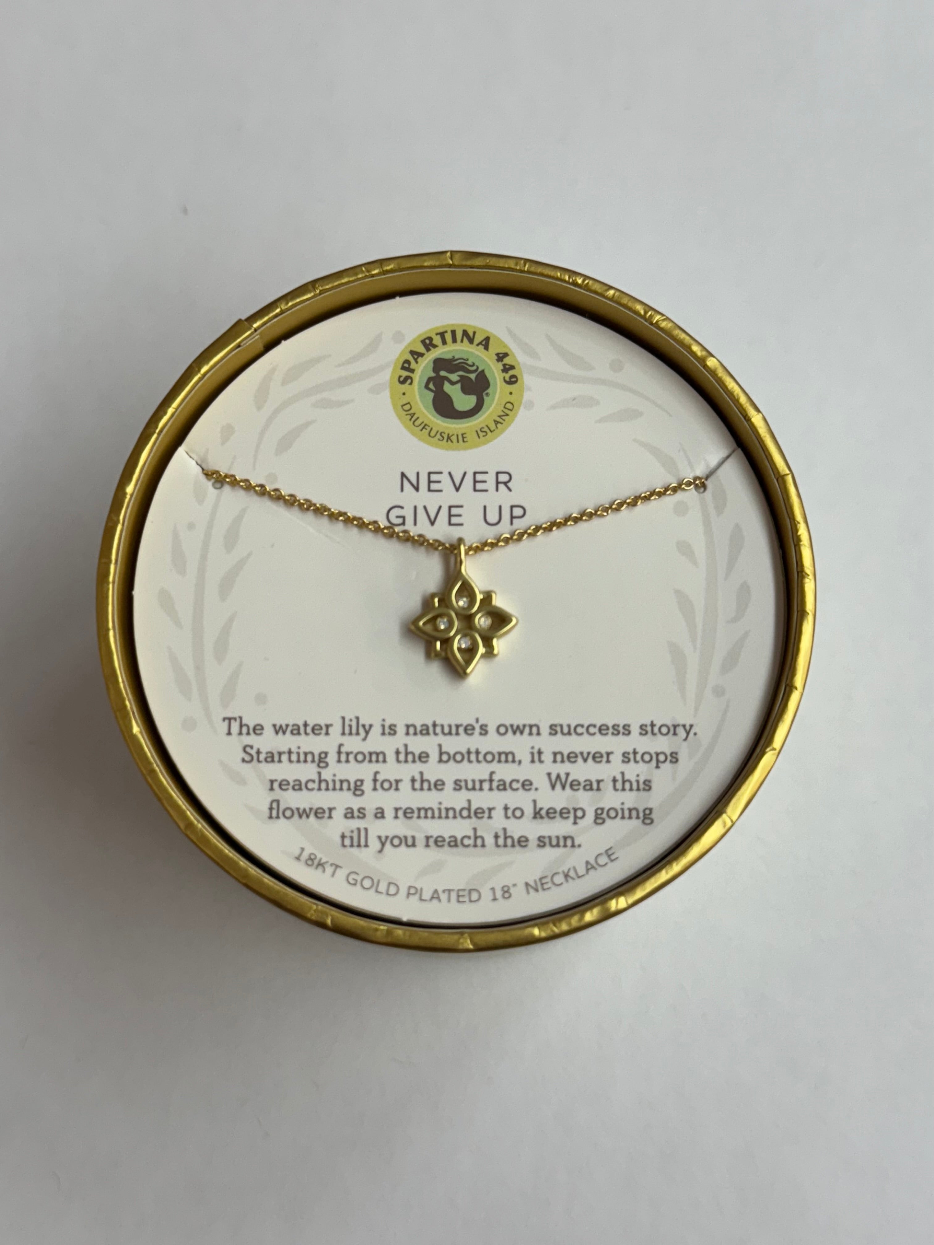 Spartina | Sea La Vie Never Give Up Necklace