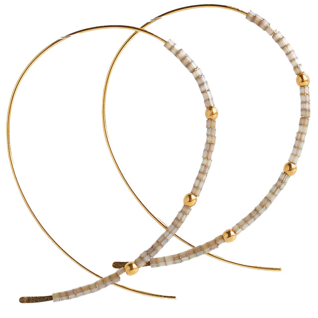 Lenny & Eva | Confetti Earrings-Smoky Quartz