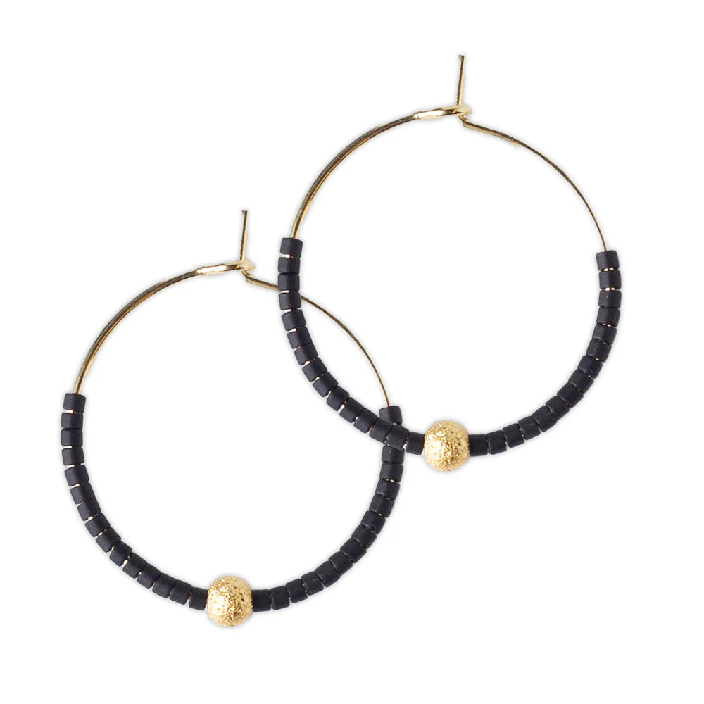 Lenny & Eva | Sprinkles Earrings-Black