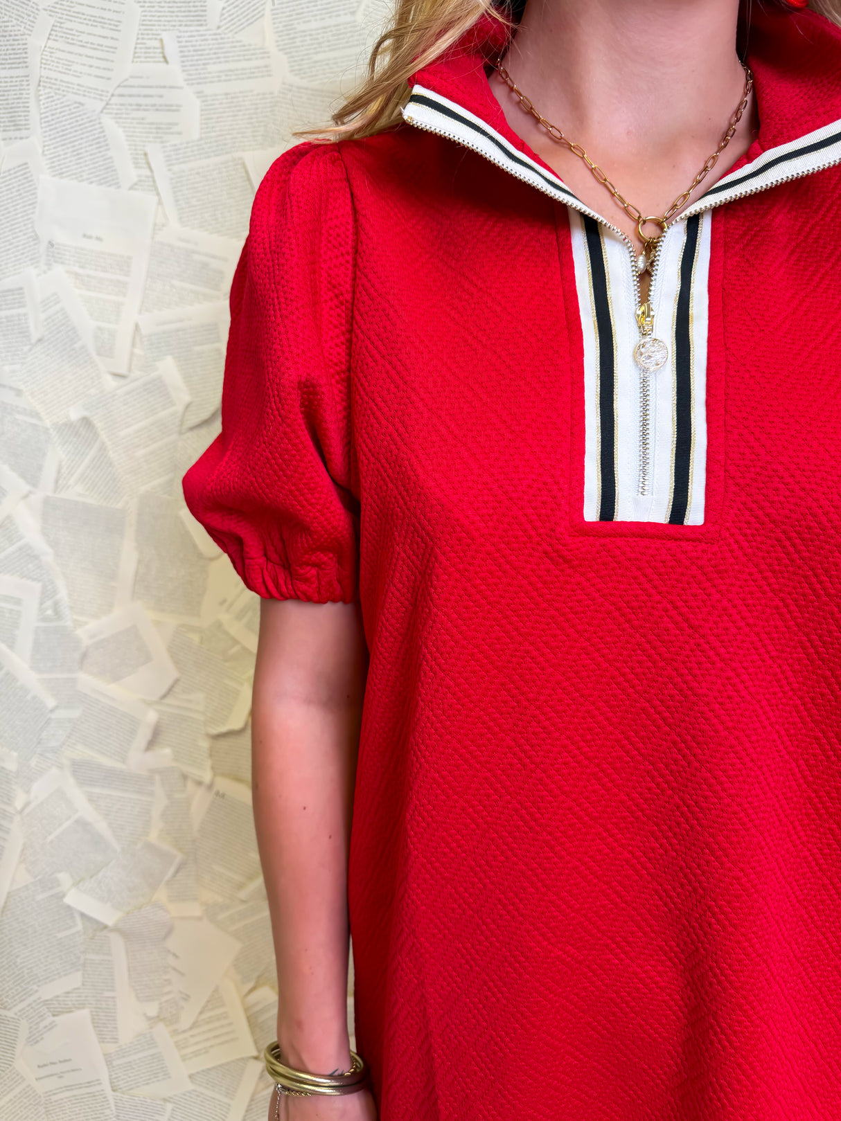 Mary Square | Andie Dress in Red