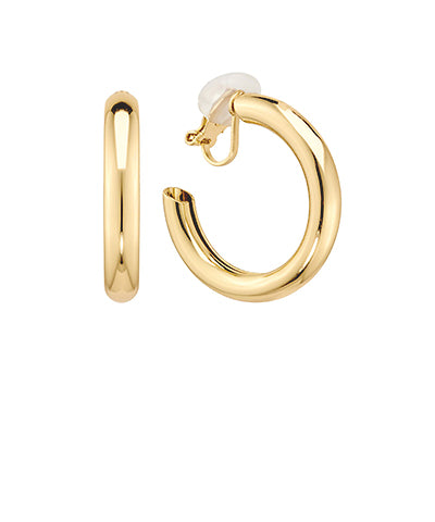 Madison's Exclusive | 30mm Metal Clip-on Hoops