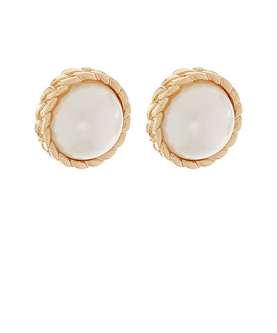 Madison's Exclusive | 25mm Pearl Dome Clip-on Earrings