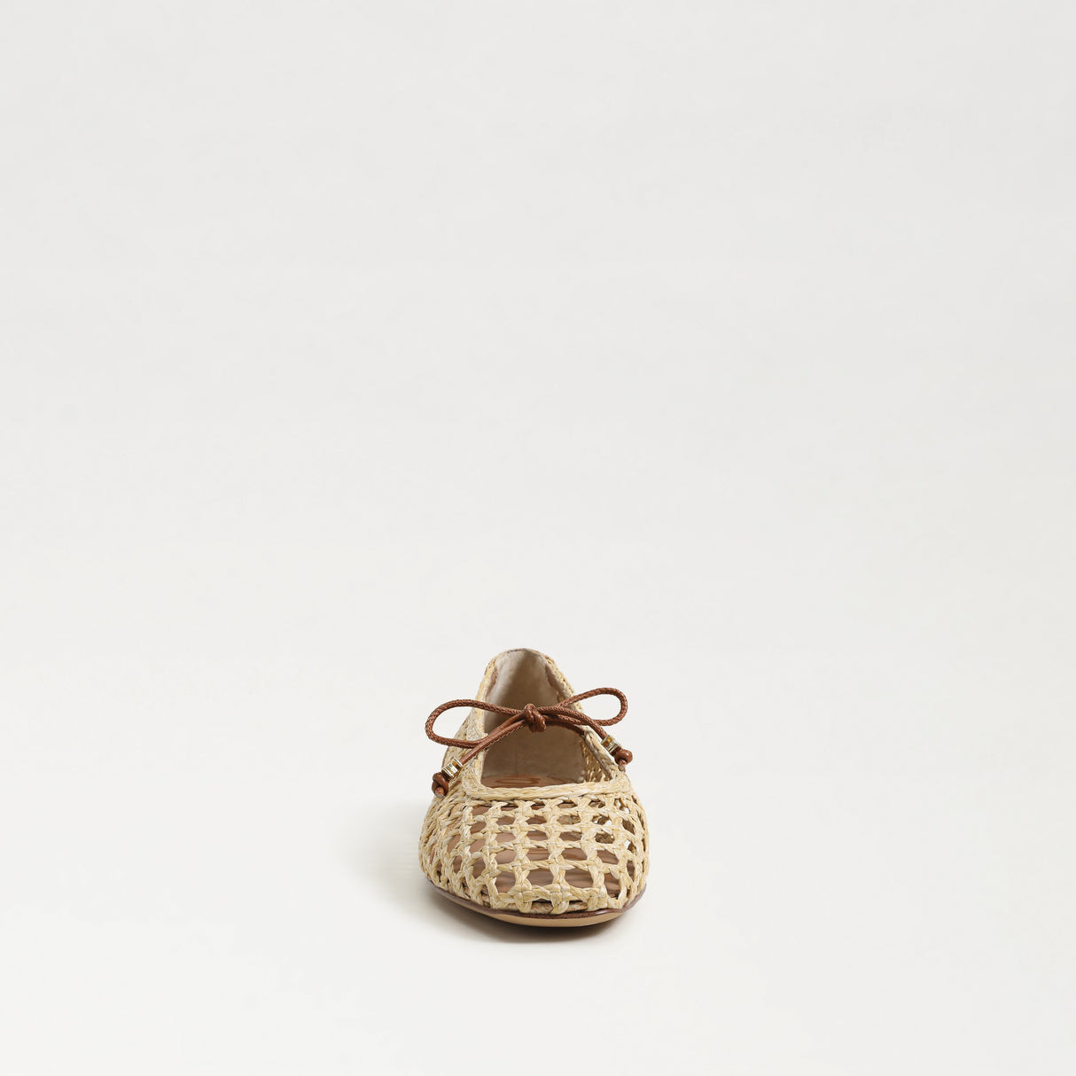 Sam Edelman | Marcie Windowpane Weave Flat - Bleached Beechwood