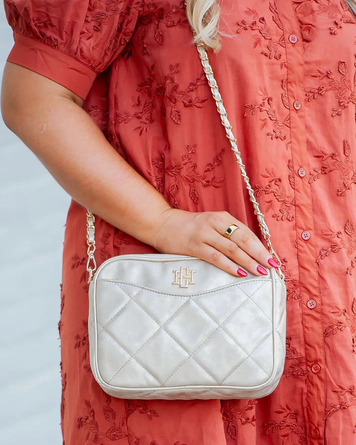 Caroline Hill | Fiona Crossbody - Gold Shimmer LD