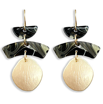 Madison’s Exclusive | Marble Luxe Statement Earrings