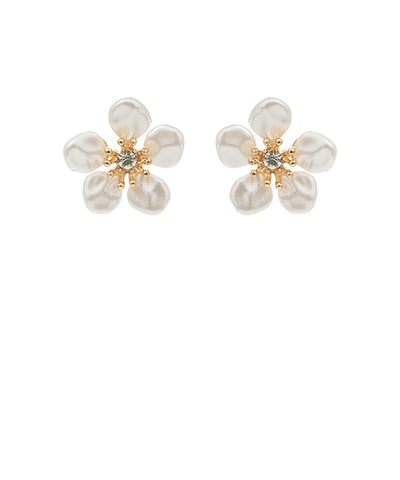 Pearl Flower Earrings