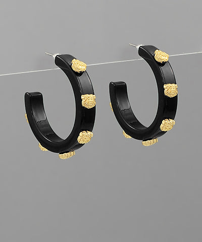Madison's Exclusive | Saturday Spirit Hoop Earrings