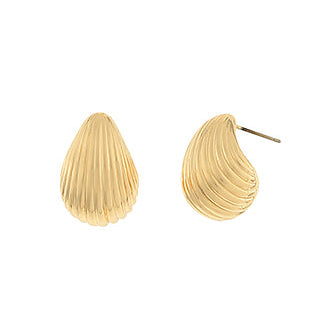 Madison's Exclusive | Spiral Textured Dome Shaped Earrings