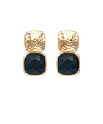 Madison's Exclusive | Bold Stone & Metal Earrings