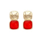 Madison's Exclusive | Bold Stone & Metal Earrings