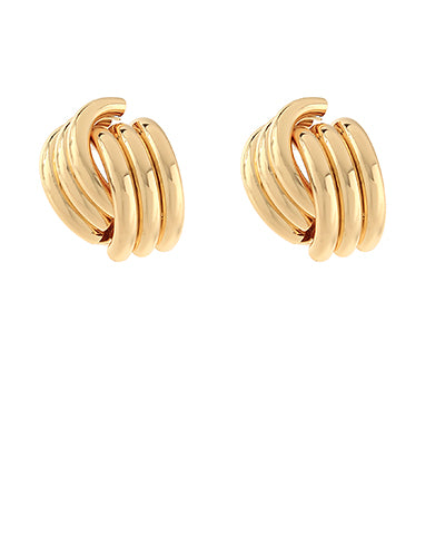 Madison's Exclusive | Layered Curve Metal Earrings