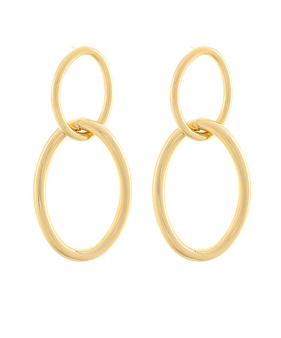 Madison's Exclusive | Linked Oval Earrings