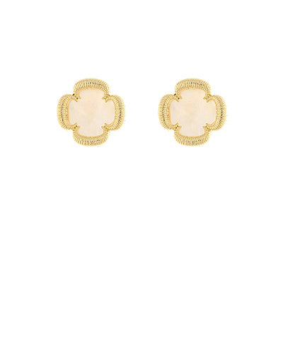 Madison's Exclusive | MOP Clover Stud Earrings