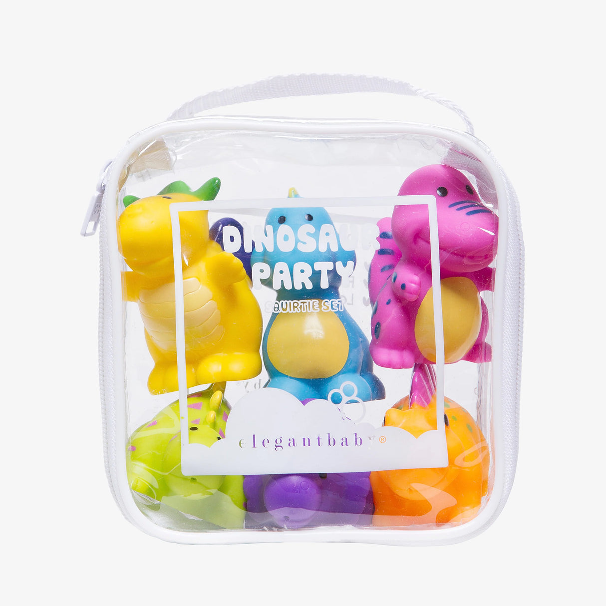 Elegant Baby | Dinosaur Party Squirtie Baby Bath Toys