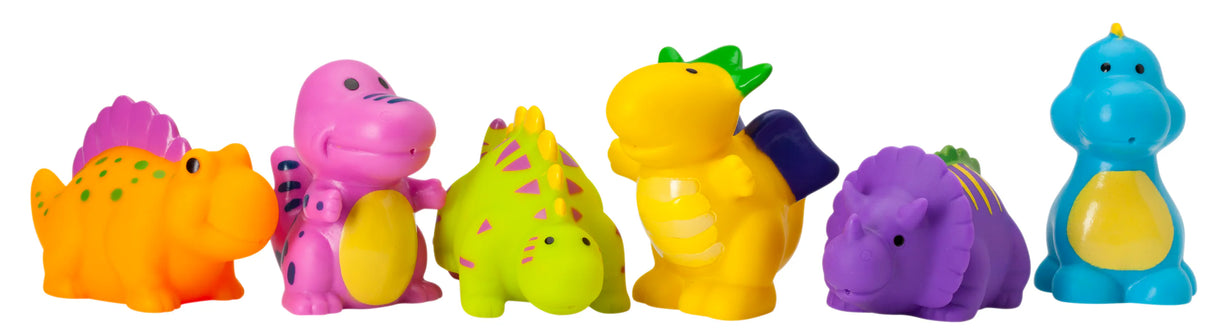 Elegant Baby | Dinosaur Party Squirtie Baby Bath Toys