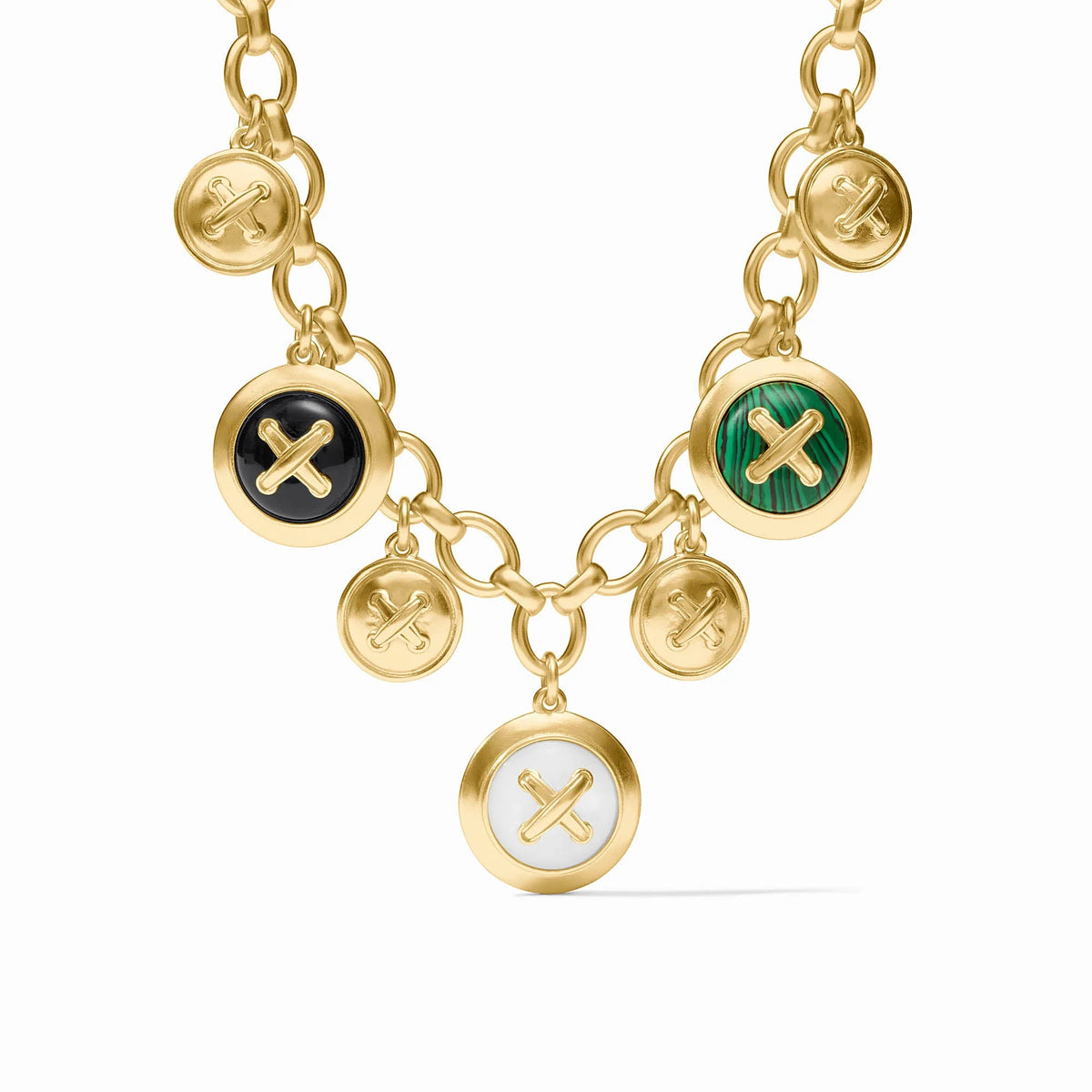 Julie Vos | Essex Charm Necklace - Multi Stone
