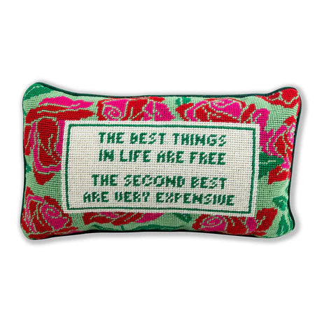 Furbish | Expensive Needlepoint Pillow