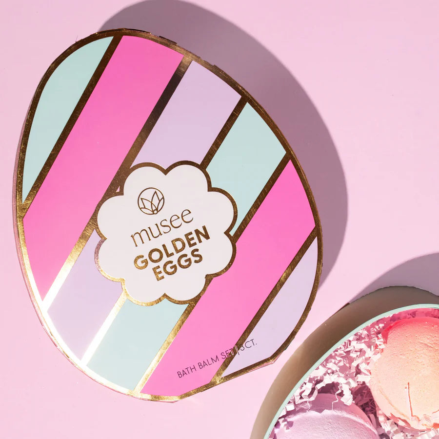 Musee | Golden Egg Mini Bath Balm Set
