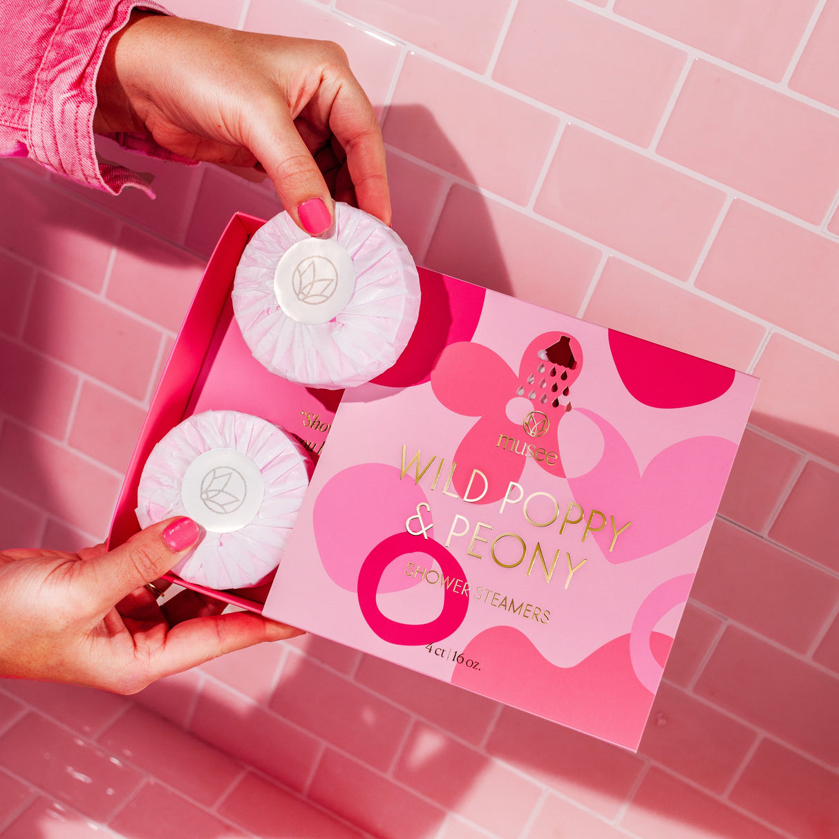 Musee | Wild Poppy & Peony Shower Steamers