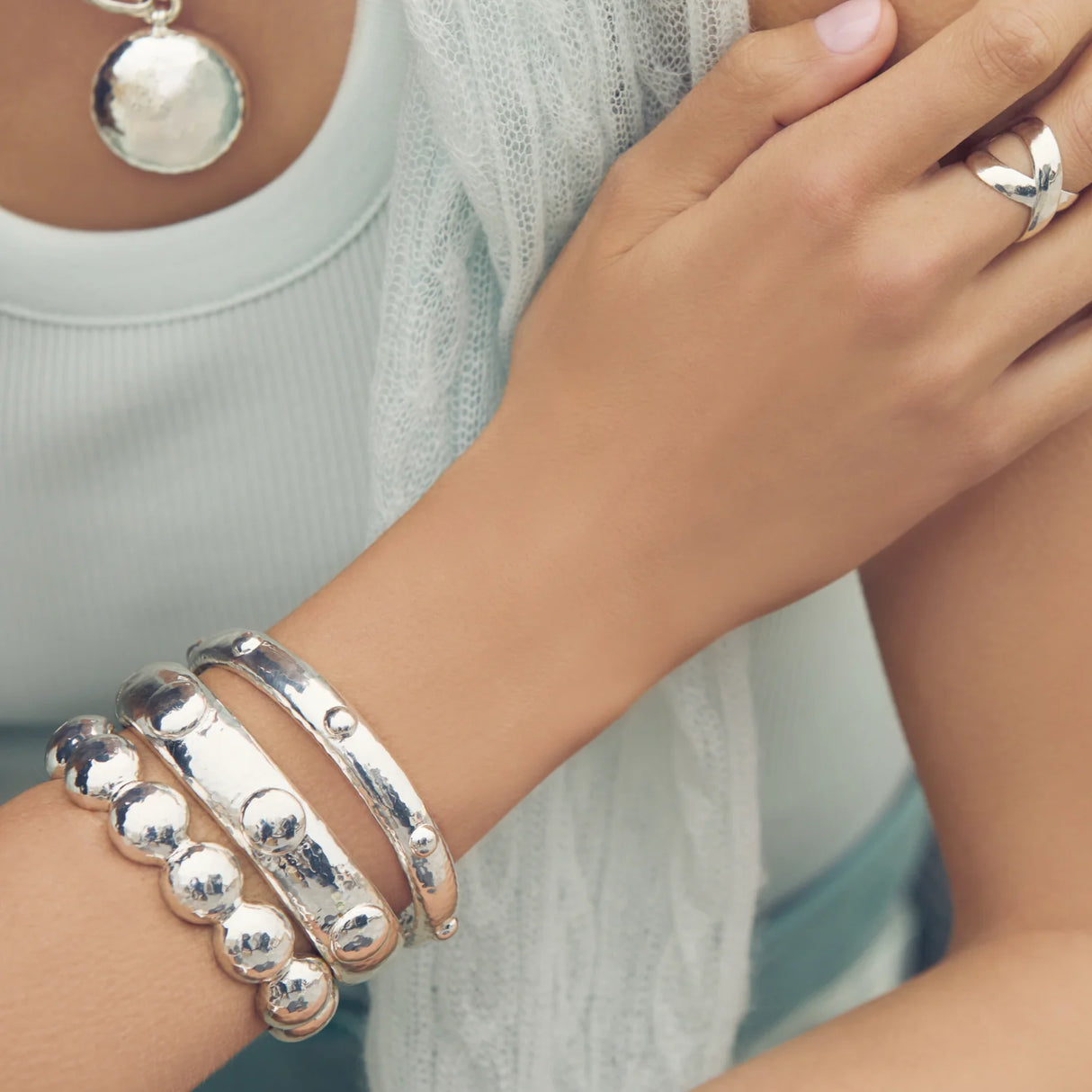 Julie Vos | Solara Hinge Bangle