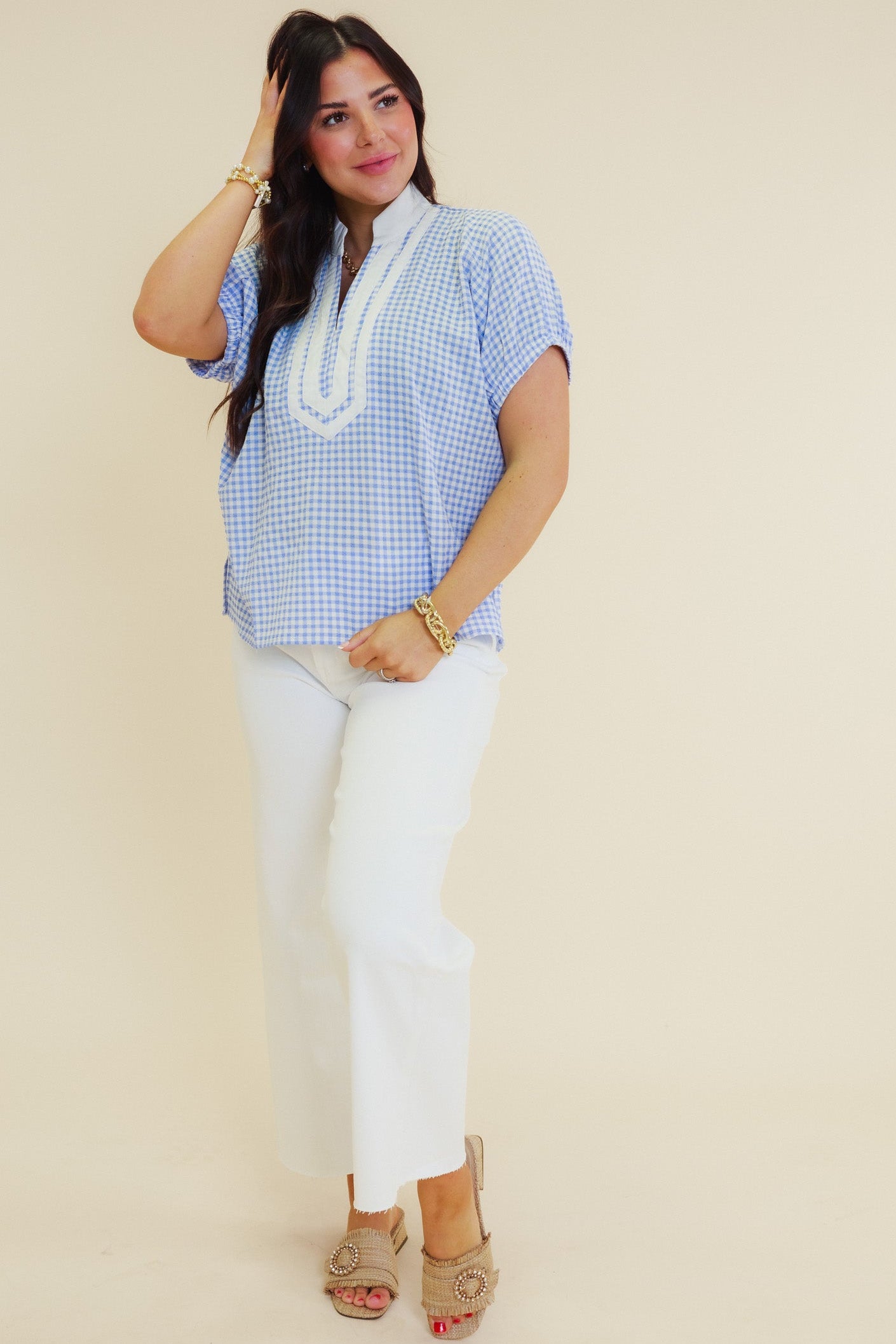 The Classic Gingham Lane Top