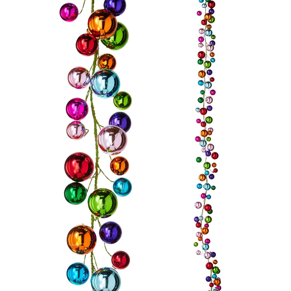 6' Multicolor Ball Garland
