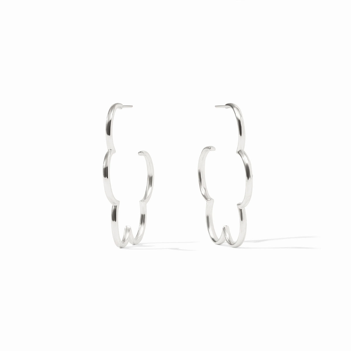 Julie Vos | Gardenia Hoop - Silver