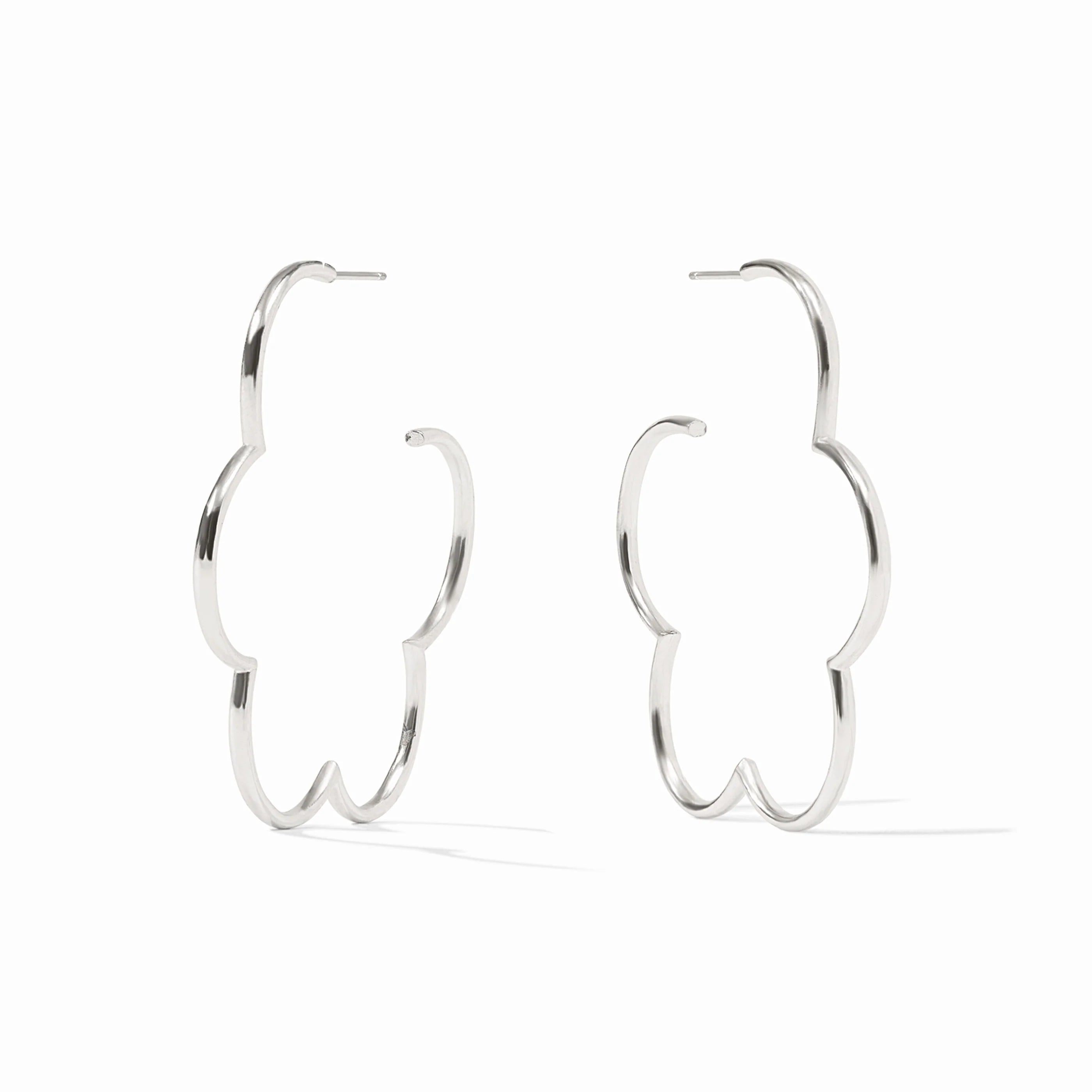 Julie Vos | Gardenia Hoop - Silver