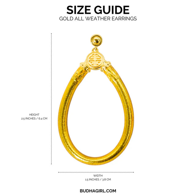 BuDhaGirl | Gold All Weather Earrings