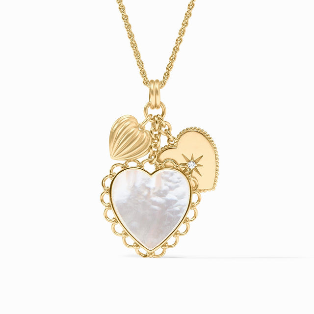 Julie Vos | Heart Trio Charm Pendant