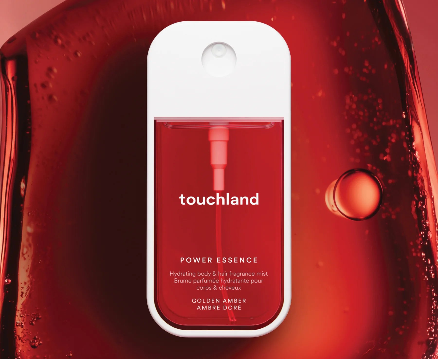 Touchland | Golden Amber Hydrating Body & Hair Fragrance Mist