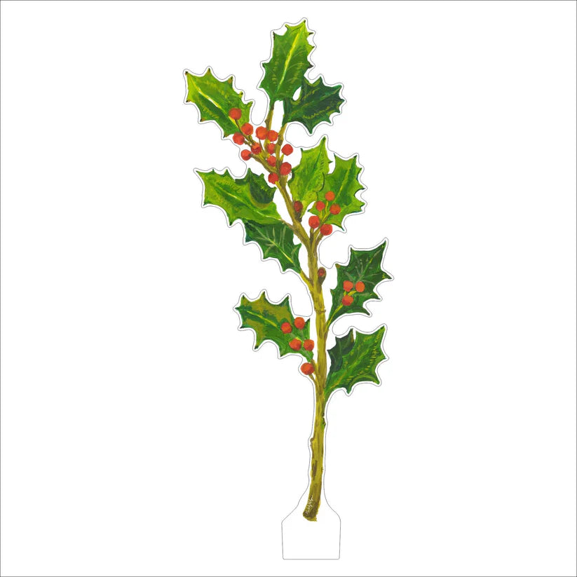 Kimberly Hodges Art | Holly Greenery Small Acrylic
