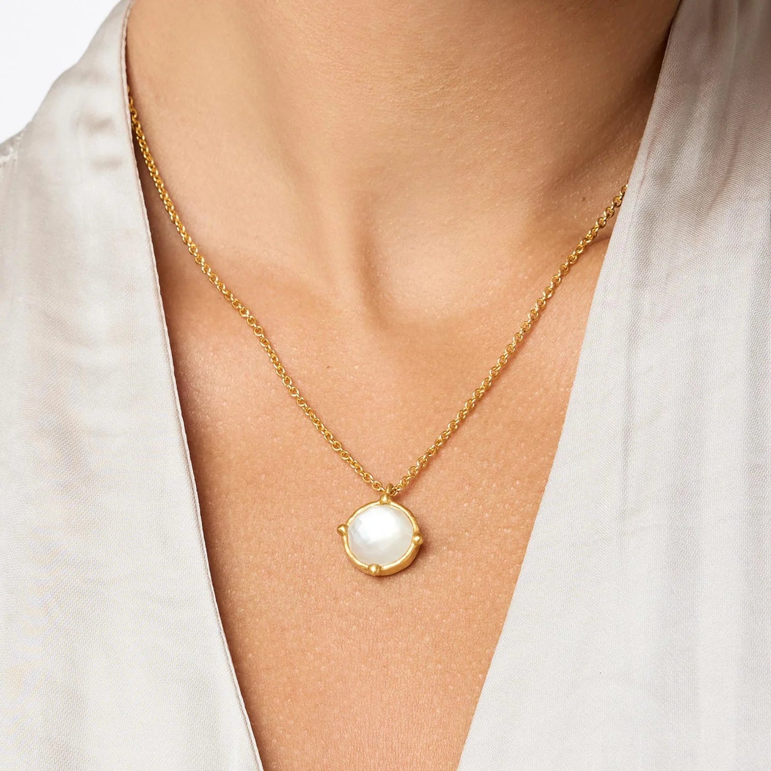 Julie Vos | Honeybee Solitaire Necklace
