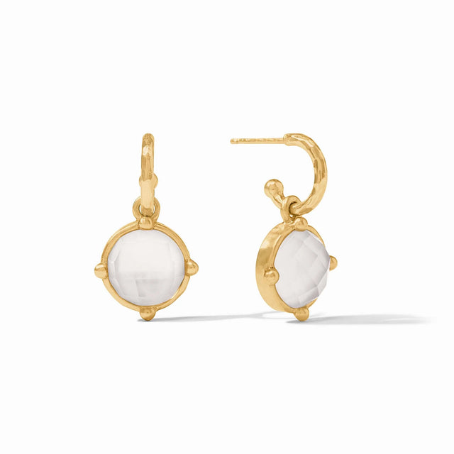 Julie Vos | Honeybee Hoop & Charm Earring- Gold