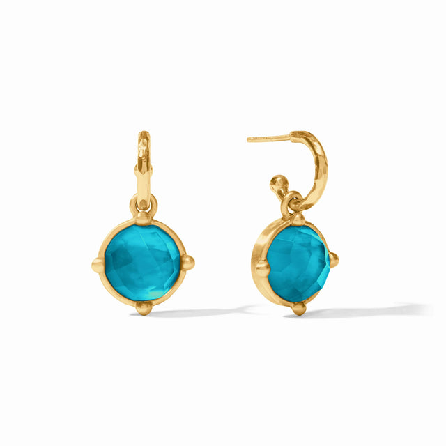Julie Vos | Honeybee Hoop & Charm Earring- Gold